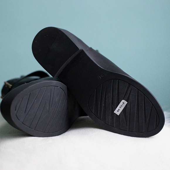 Miista Black Leather Ankle Bootie with Zipper - Picture 3 of 7